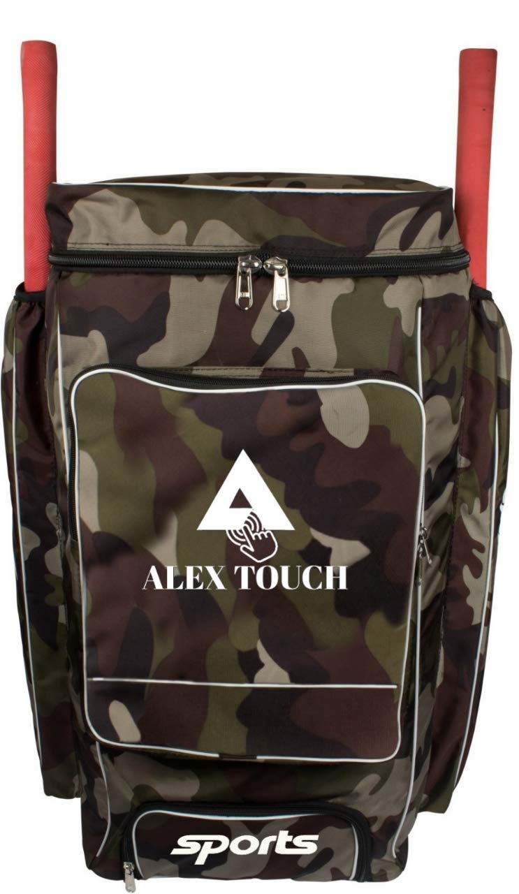 ALEXTOUCH Sports Cricket Kit Bag Daffle Bag Kit Bag (Green)-picture-34