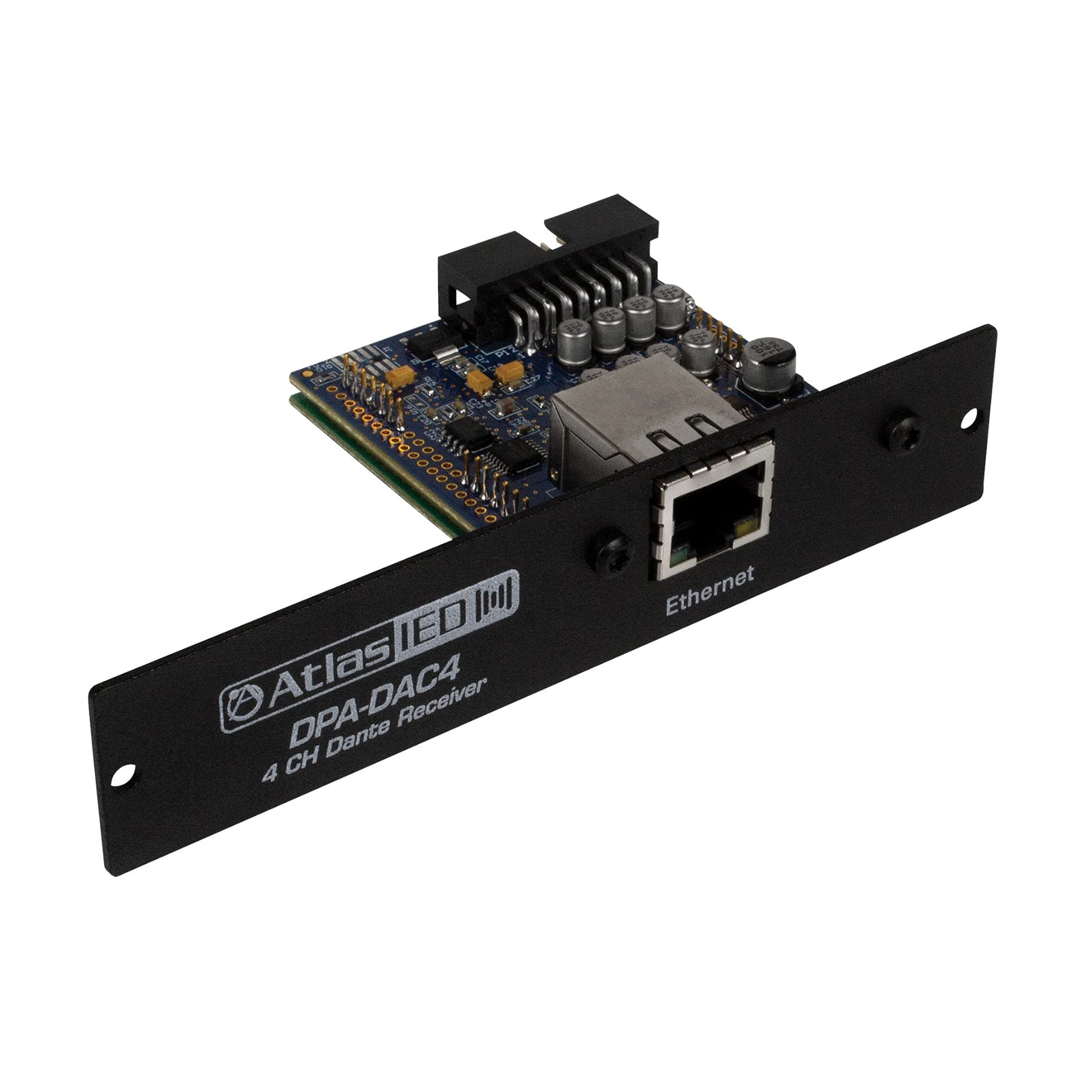 AtlasIED DPA-DAC4 Dante Enabled Accessory Card for Use w/ DPA2402/DPA1202/DPA602