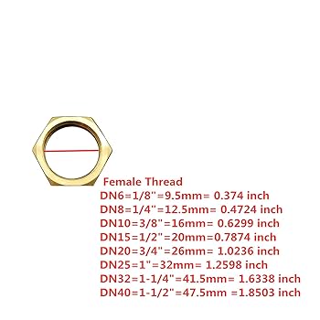 lulu HW9-6 六角軸 真鍮ノックカバーロング lulu HW9-6 六角軸