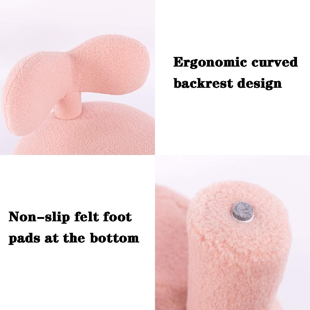 Couch Cute Bow-Knot Cloud-Shaped Sofa Chair in Girls Bedroom Kindergarten Reading Corner Learning Small Chair Load-Bearing 75kg (Color : Gray A Size: 555558cm) (Pink a 55 * 55 * 58cm)