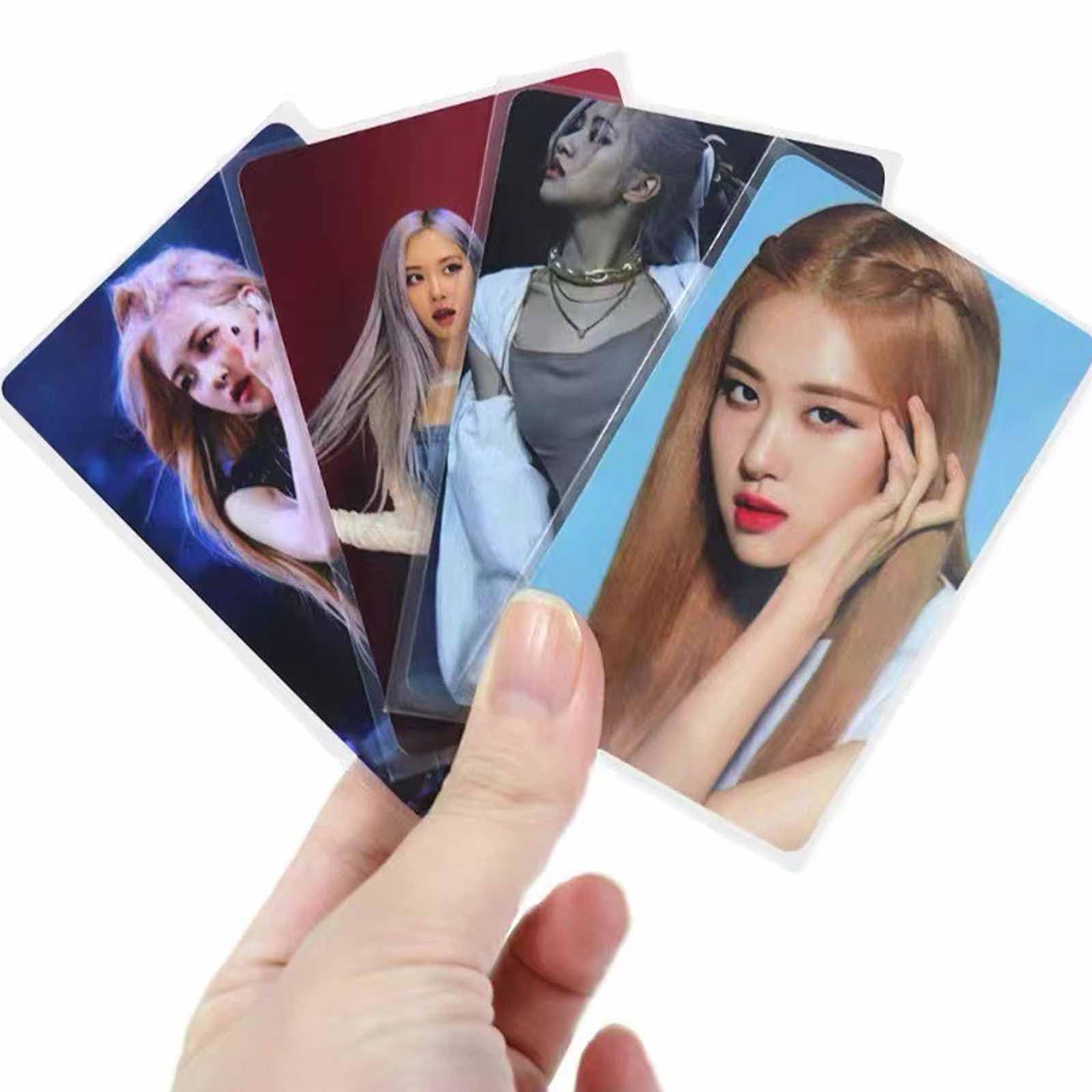 100 Pcs Photo Card Covers Photocard Sleeves, 59 x 90 mm 200 Microns Ultra Thickness Kpop Clear Sleeves Idol Photo Cards Proector Tranding Cards Shield Cover (Unsealable) - Image 4