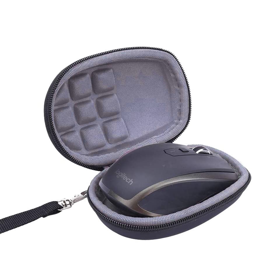 Custodia da trasporto per Logitech M570/MX Ergo, custodia protettiva rigida da viaggio, custodia protettiva rigida con cerniera, custodia in EVA antigraffio per mouse trackball wireless M570 MX Ergo