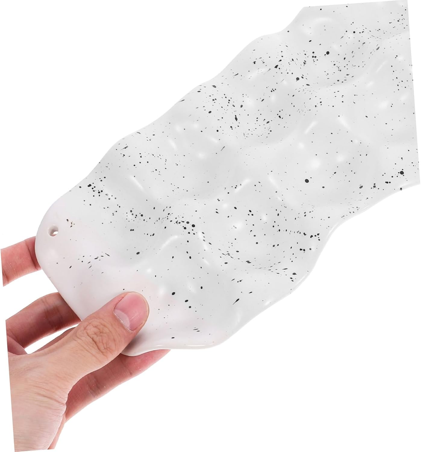 Elegant Ceramic Egg Tray Cell Porcelain Egg Holder for Refrigerator Storage Nonslip Bottom Design for Stability Kitchen Organizer for Fresh