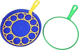 Big Bubble Wand 3pcs Children Outdoor Blowing Bubble Blower Creative Large Bubble Ring Toys Bubble Sets Bubble Maker Toys for Kids Boys and Girls Random Color Kids Bubble Stick