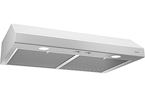 Broan-NuTone BCSD130WW Glacier Ducted Range Hood: Elevate Your Kitchen Ventilation