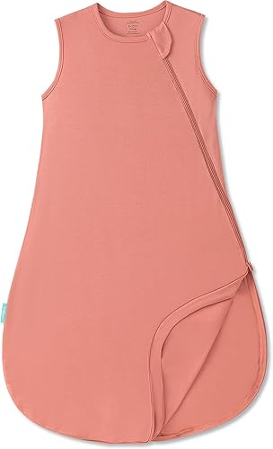 Miniatura 1 de PurComfy Saco de dormir de bambú de 0.5 Tog, saco de dormir suave de alta calidad para bebés, saco de dormir de 2 vías seguro para niños, manta