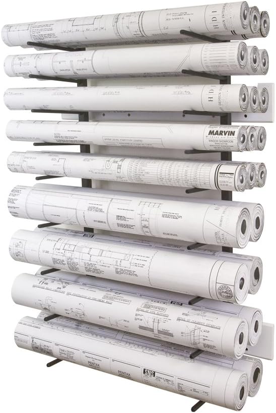 Amazon.com : Brookside Design Vis-I-Rack High Capacity Blueprint ...