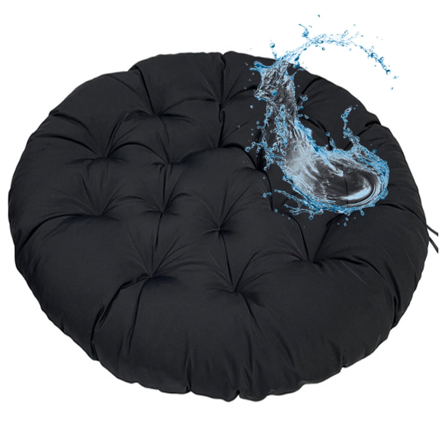 Cojín impermeable 80x80 cm RoundCush para asientos de exterior e interior