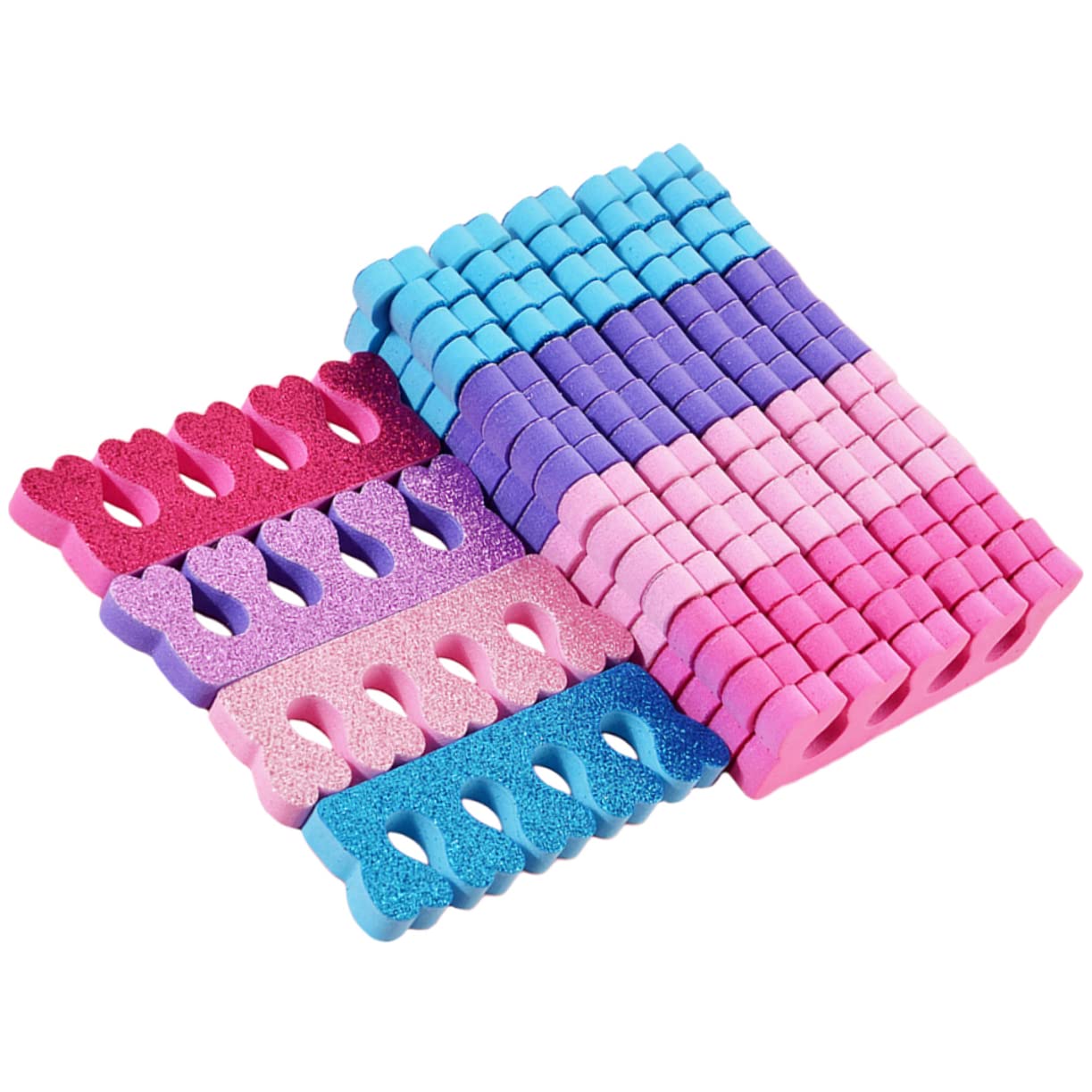 FOMIYES Toe Separator Set Toe Separators for Feet Pedicure Accessories Nail Art Supplies