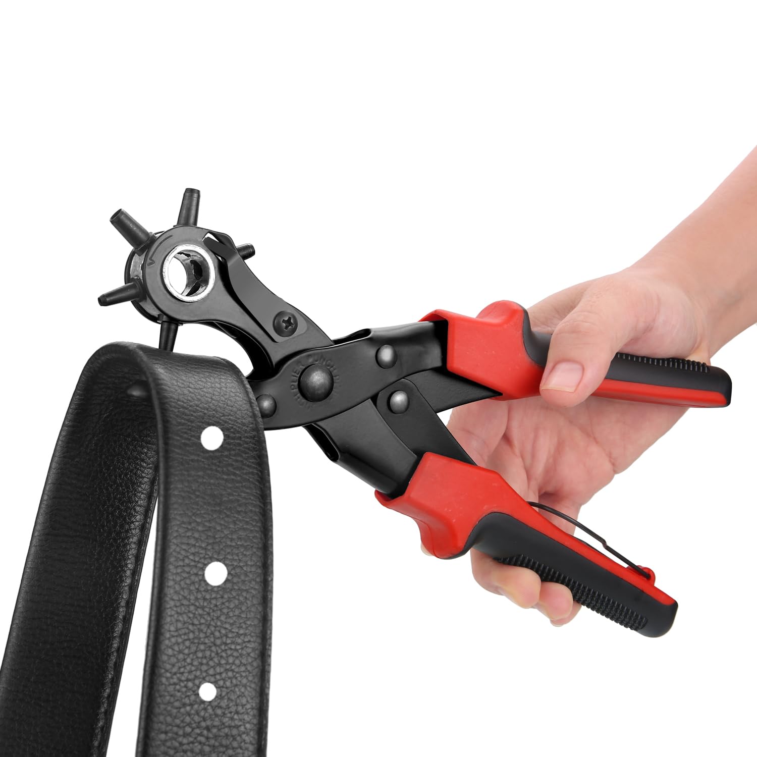 Belt Hole Puncher for Leather,Leather Hole Punch with 6 Holes