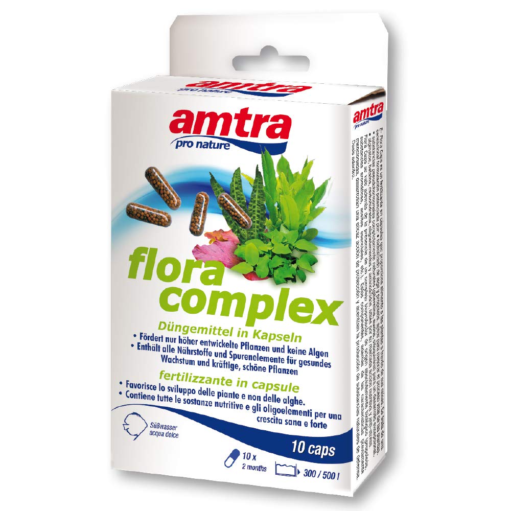 Amtra Flora Complejo Caps, Multicolored, 10 pastiglie