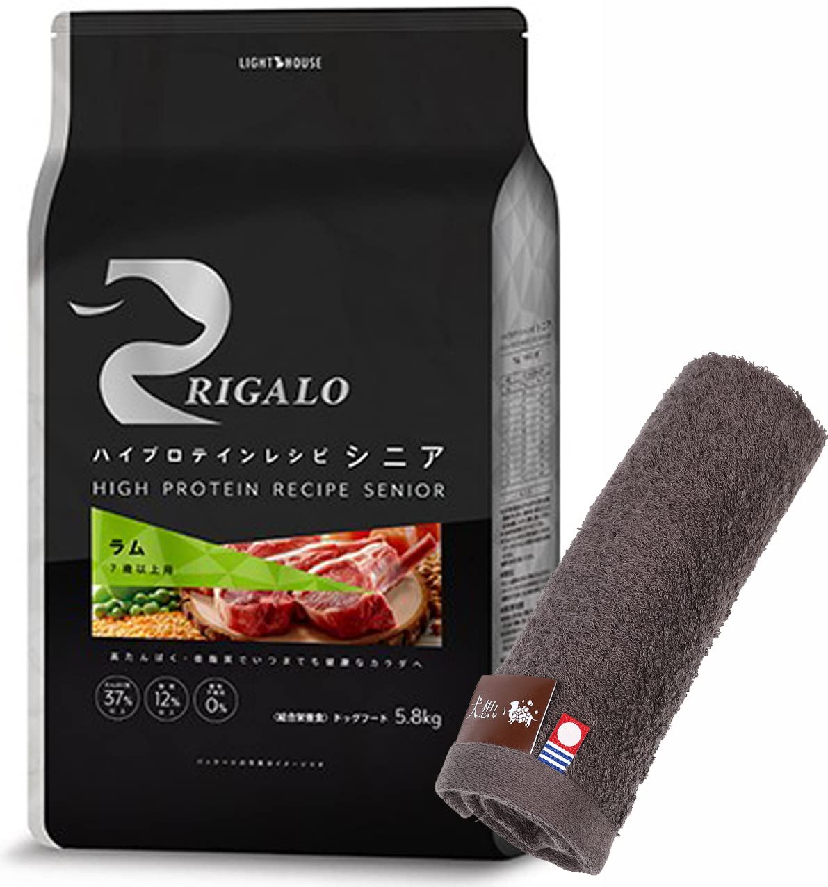 リガロ ハイプロテインレシピ 7歳以上用 シニア ラム 5.8kg 【公式通販】