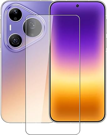 Tempered Glass Screen Protector for Huawei Pura 90s Pro Max 6.9 Inch, [1 Pack] 9H Hardness, Anti-Scratch, Anti-Fingerprint, HD Clear, Bubble Free, Protective Film for Huawei Pura 90s Pro Max