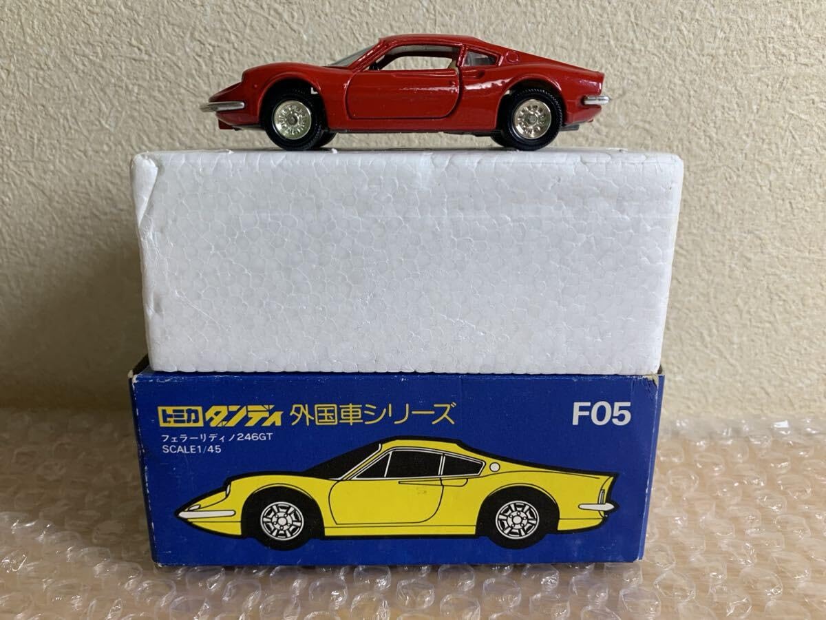 FERRARI Dino 246GT 1/45 トミカダンディ 外国車シリーズ FERRARI Dino 246GT 1/45 トミカダンディ 外国車シリーズ