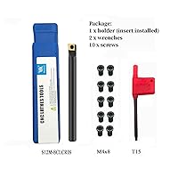 Vista 7 de Barras de mandrinar de soporte de herramientas de torneado de espuma de metal indexable de 1/2 "con insertos de torneado de carburo
