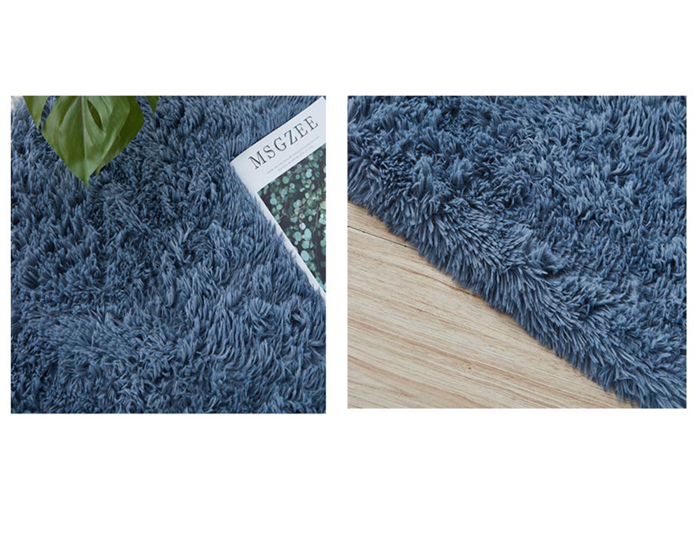 GUOCU Moelleux Tapis De Fourrure Artificielle Doux Tapis Antidérapant Tapis en Peluche, Tapis en Velours, Adapté À La Décoration De La Maison, Coussin De Canapé De Salon Tapis Chambre,Gris,200x300