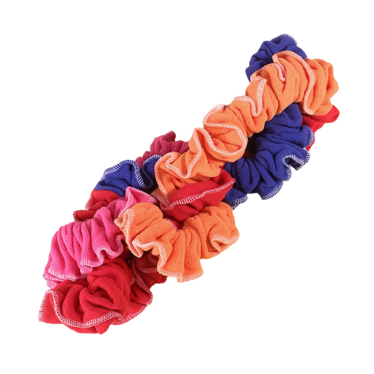 GRIRIW 1Pc Outdoor Stretch Rope Elastic Running Pull Ring Durable Four Direction Play Equipment for Cooperative Games School Training Tool and Group Activities Long Random Colors