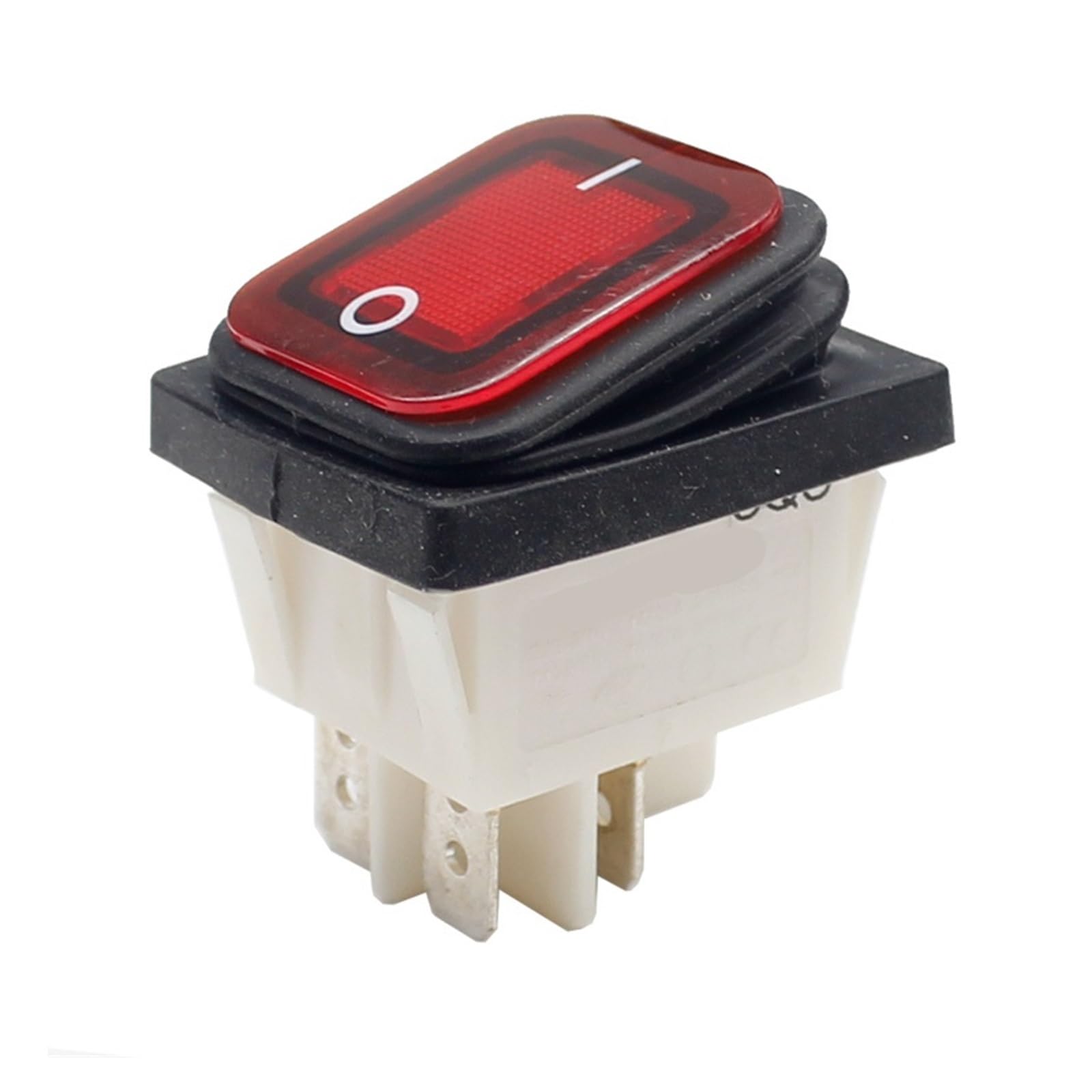 AARTERZZA 1pc SJ3-2P-21n-3-RW 30x22 Rocker Switch 12V LED 220V 16A 250VAC KCD4-201 DPST Switch 4pin