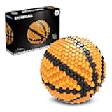 Basketball Building Block Set, Adults challenging STEM Block Decorations, Miniature 3D Educational Toys for Ages 14 15 16 and Above, (579 Pieces)