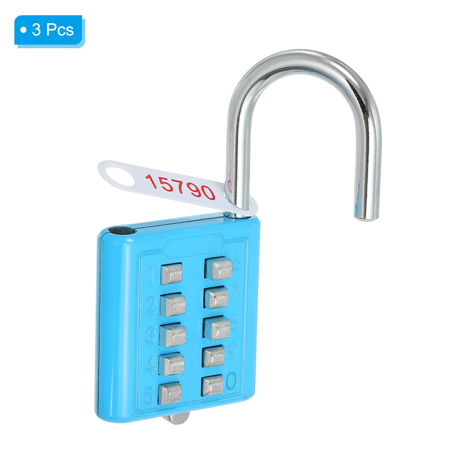 PATIKIL 10 Digit Button Combination Padlock - Image 3