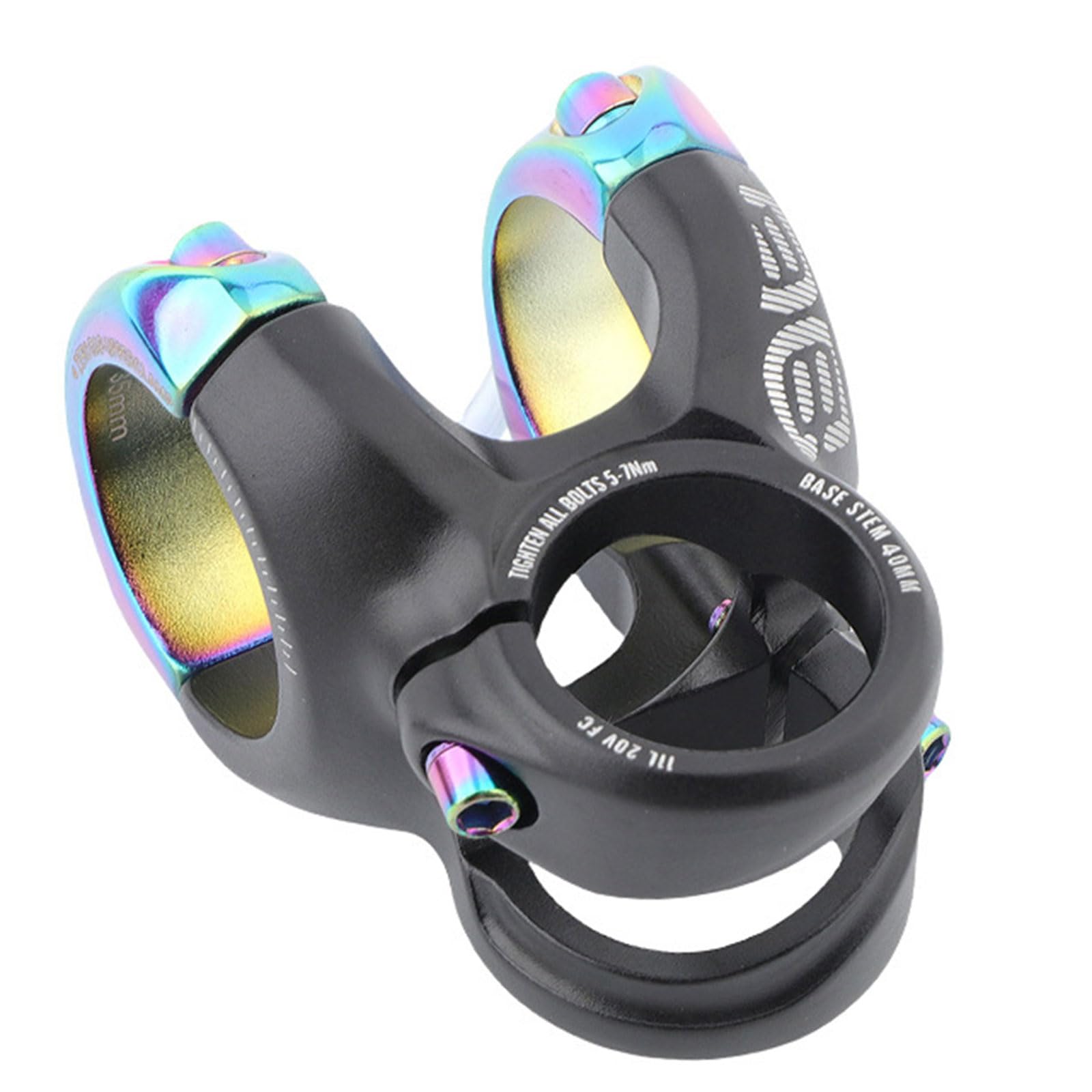 Attacco manubrio corto in lega di alluminio per mountain bike biciclette bilanciate accessori per ciclismo