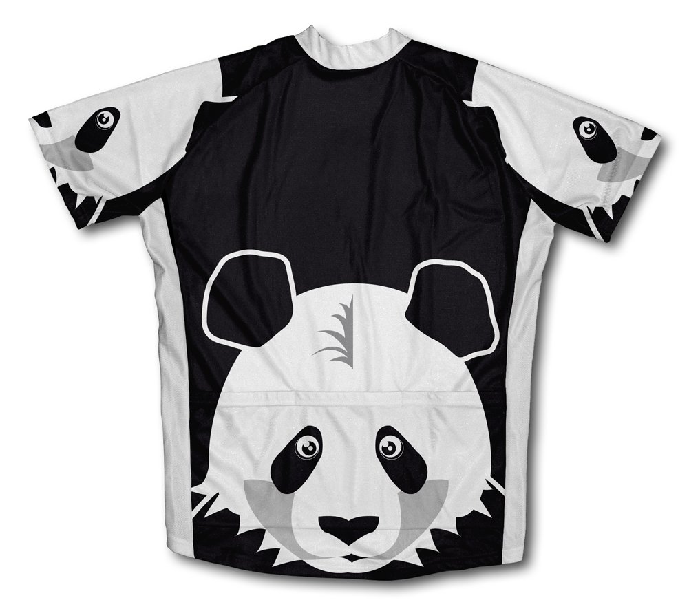 ScudoPro Hi Panda Short Sleeve Cycling Jersey for Women - Size S White