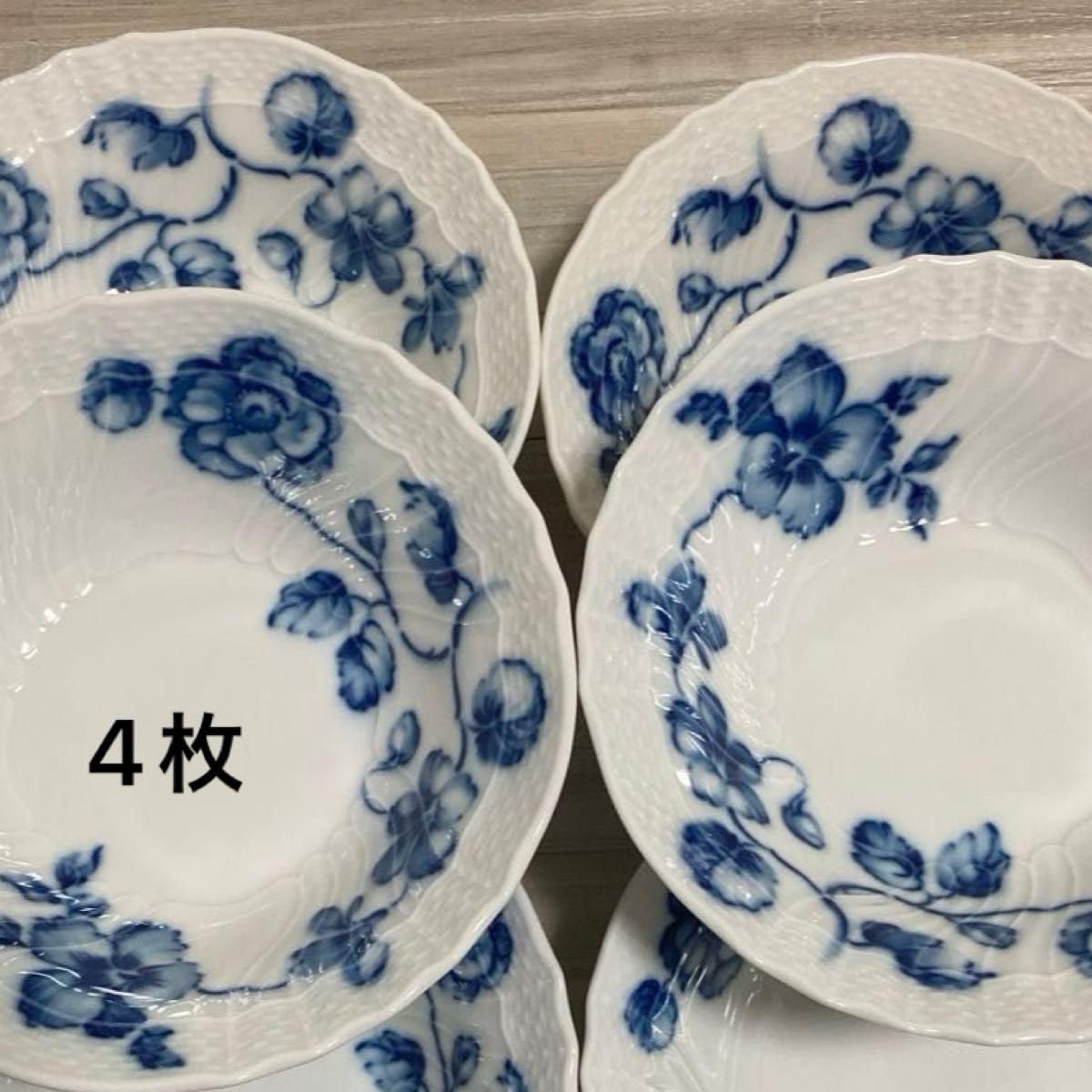 リチャードジノリ ローズブルー ボウル 4個セット リチャードジノリ