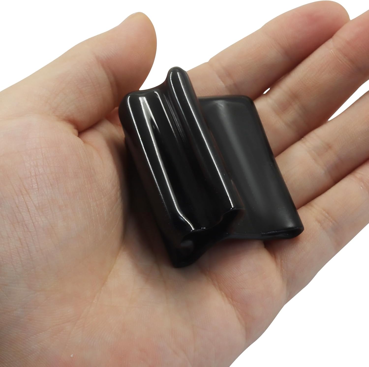 Litoexpe 50 Pcs Black Safe T Post Caps, Vinyl T Post Topper Safety Caps for Fence Stakes
