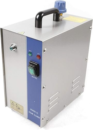 Limpiador a vapor de joyería de 110 V, 1300 W, 2 L, máquina de limpieza a vapor de joyería de acero inoxidable, limpiador de vapor para joyas de