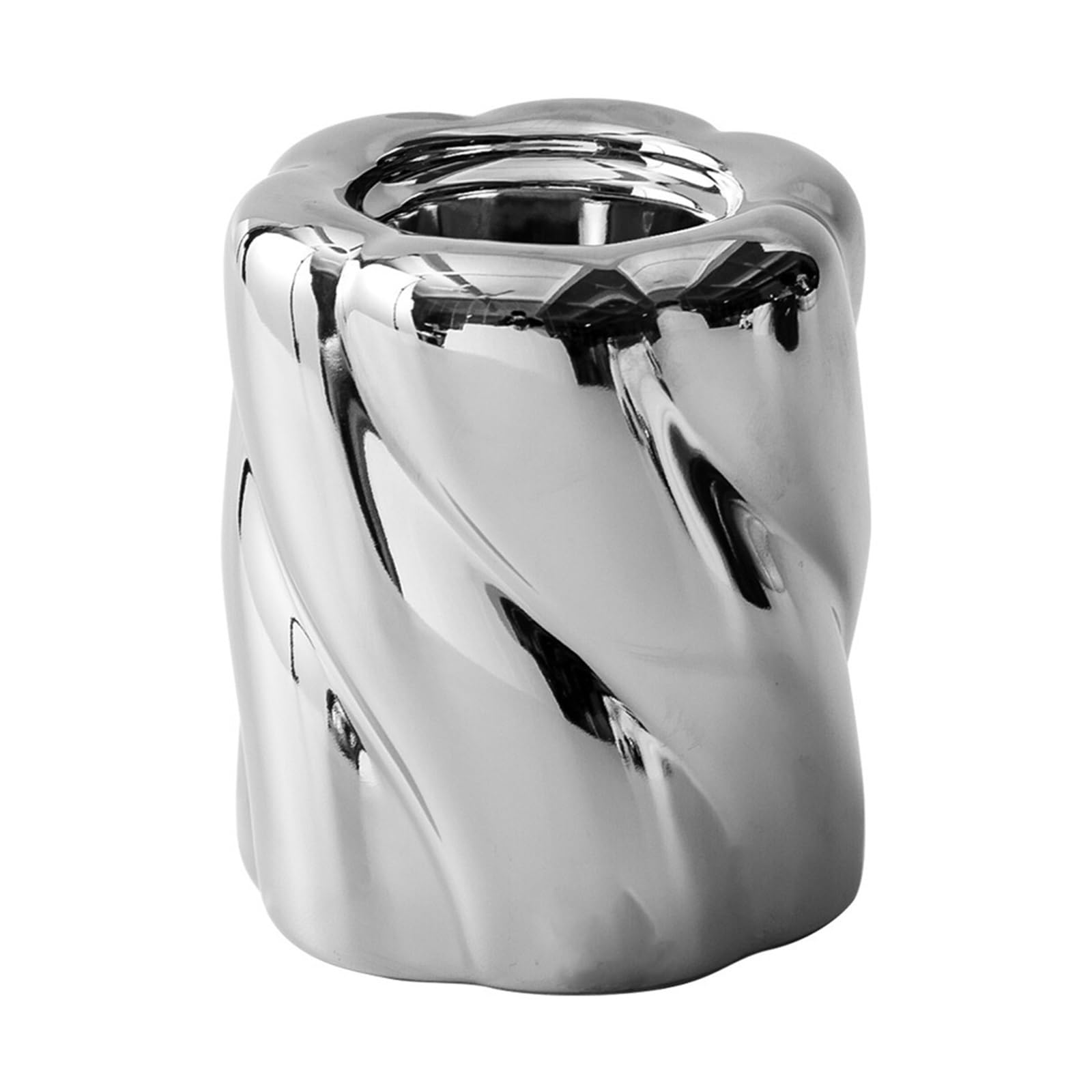Portapenne Portapenne da Scrivania in Ceramica Personalizzato, Portapenne for Il Trucco, Portaoggetti for Il Tavolo da Toeletta Accessori Scrivania(Silver)