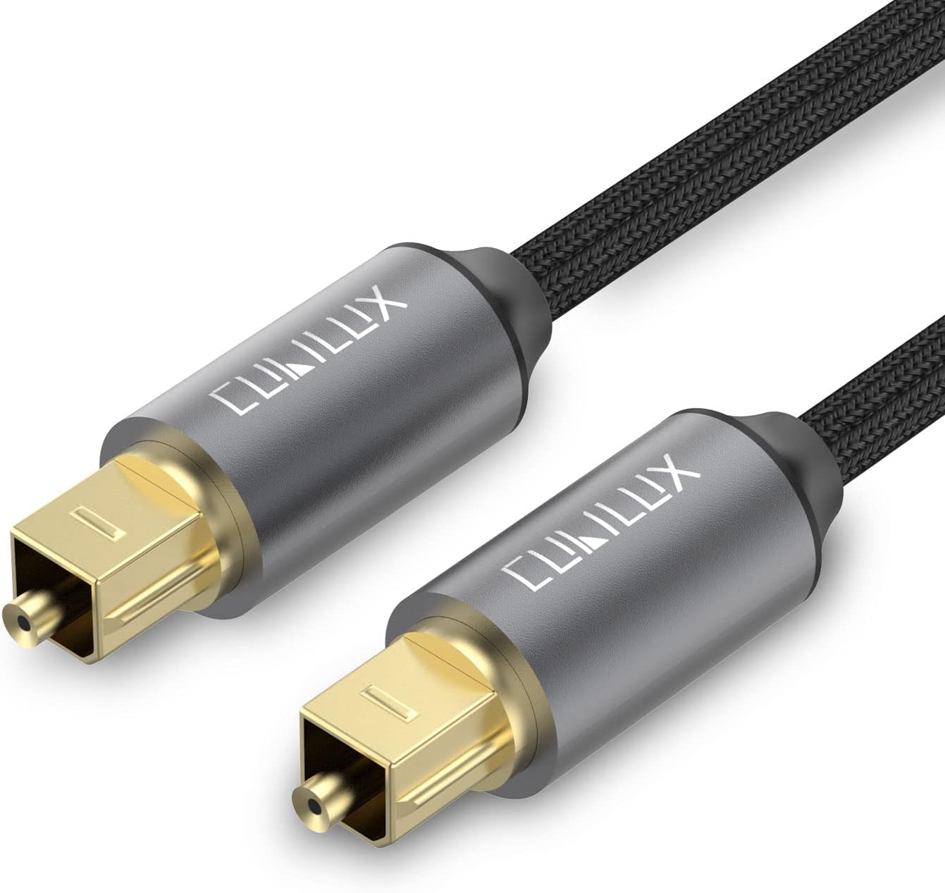Cubilux Toslink Optical Audio Cable, SPDIF Digital Fiber Optic Male to