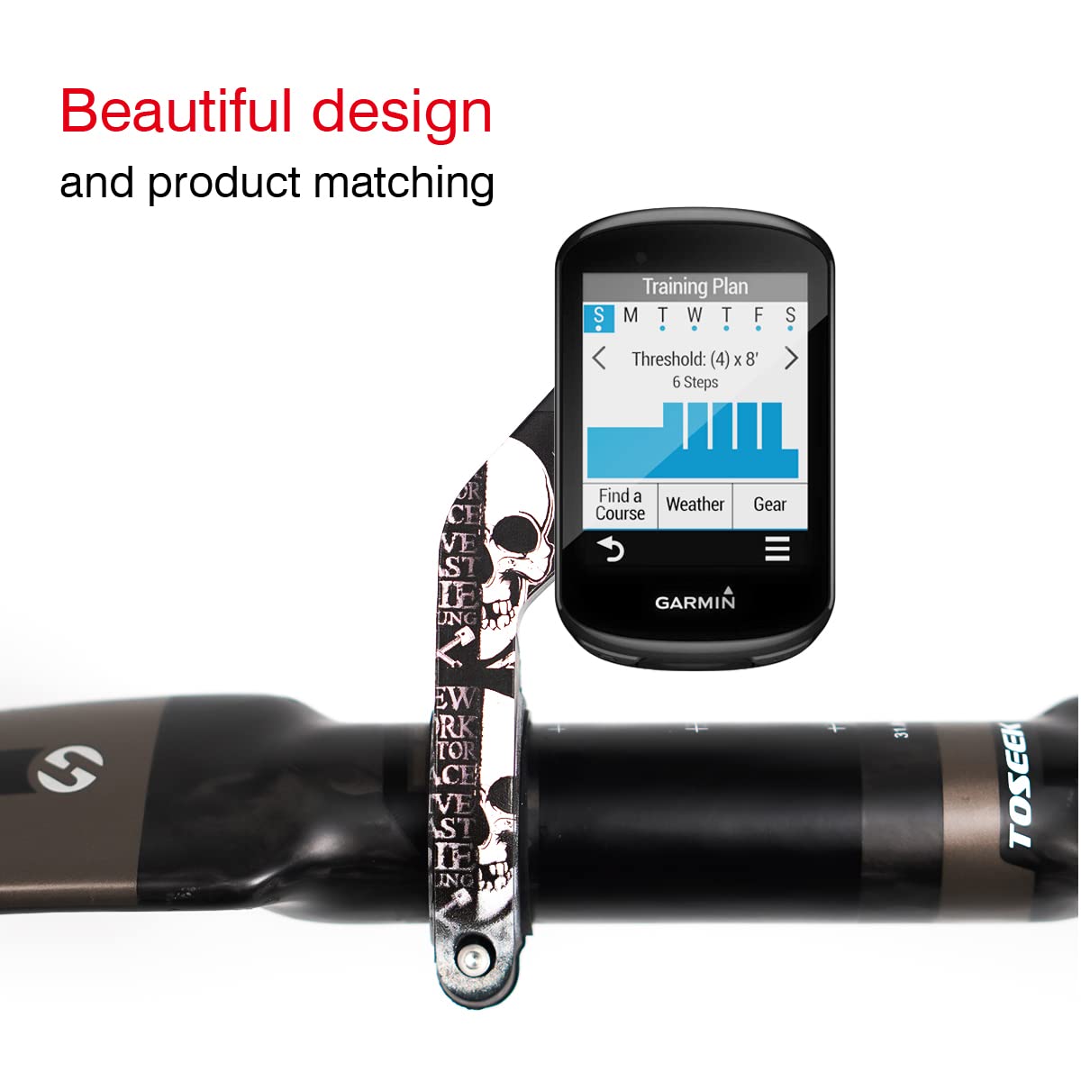 Supporto Manubrio Bici Best Tek - Esteso Per Garmin Edge, Action Cam, NiteRider, GoPro - Foto 11