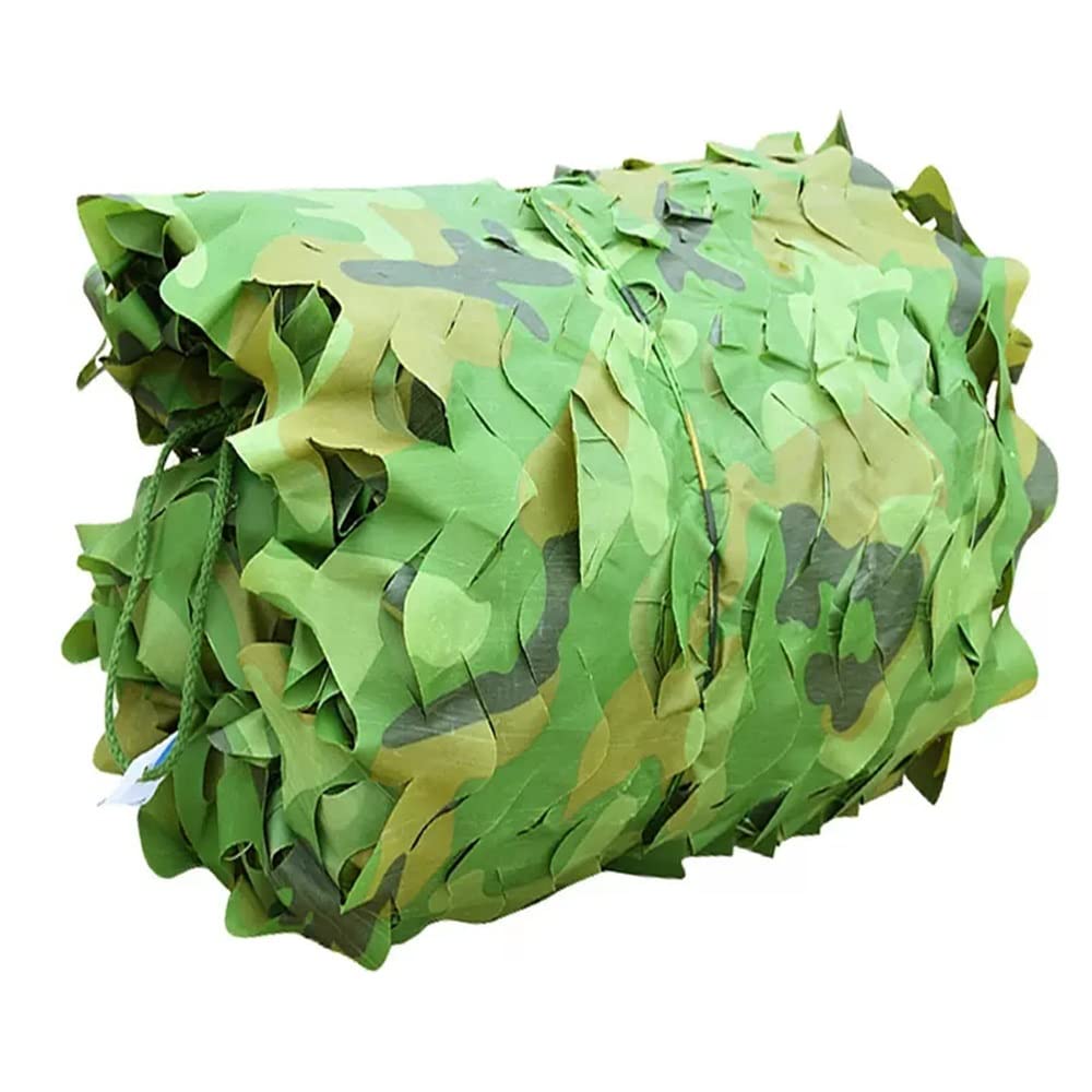 Red de Camuflaje Forestal de 4 m (10 × 13 pies), Red Militar de Camuflaje, Redes de protección Solar para Caza, Red de Camuflaje para Tiro y Acampada, Redes de Malla para Ciervos