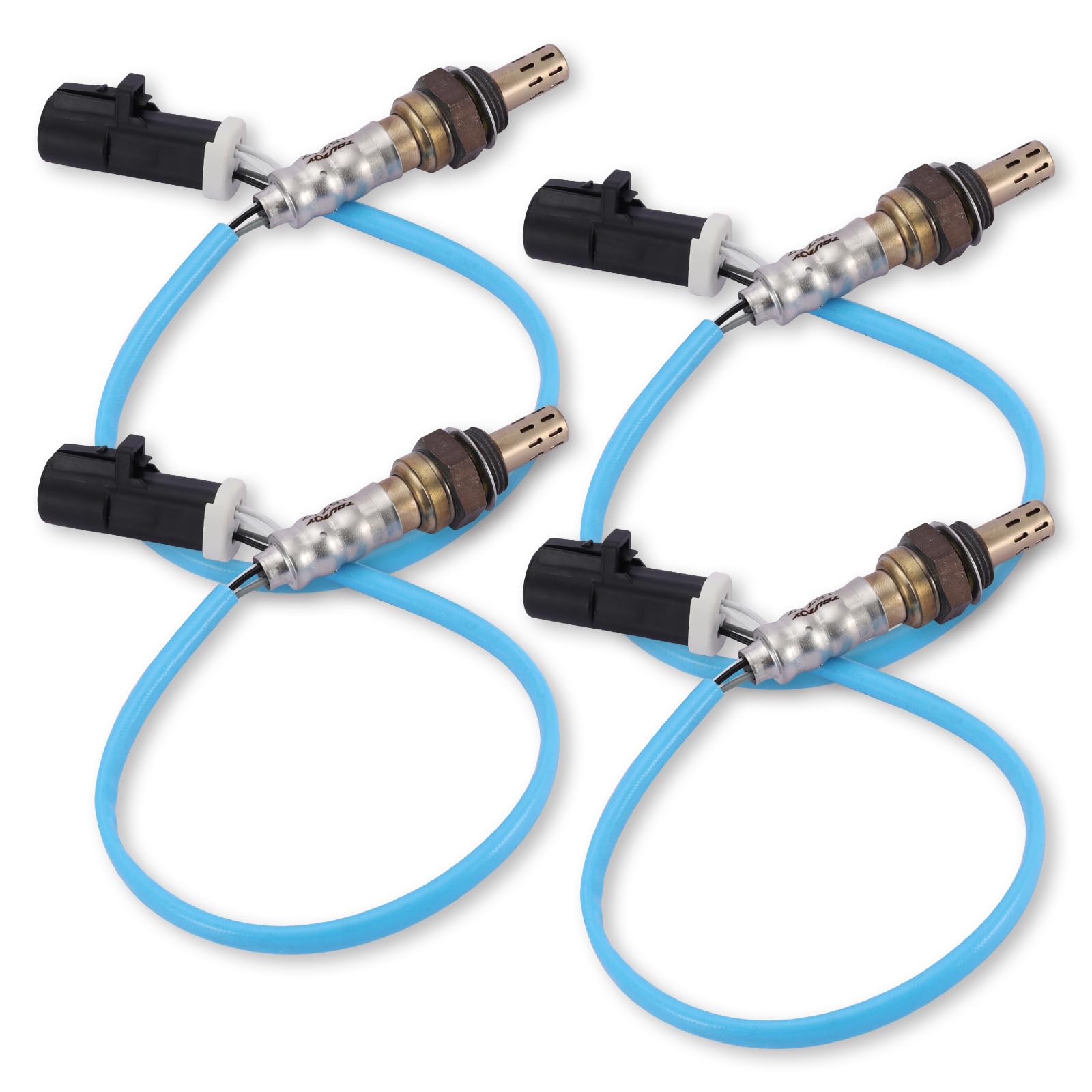 15716 15717 15718 15719 Upstream Downstream Oxygen Sensor O2 Sensor 4pcs for 1990-2014 Ford F150 F250 F350 Ranger Escape Explorer Lincoln Mazda Jaguar Mercury 234-4045 234-4609