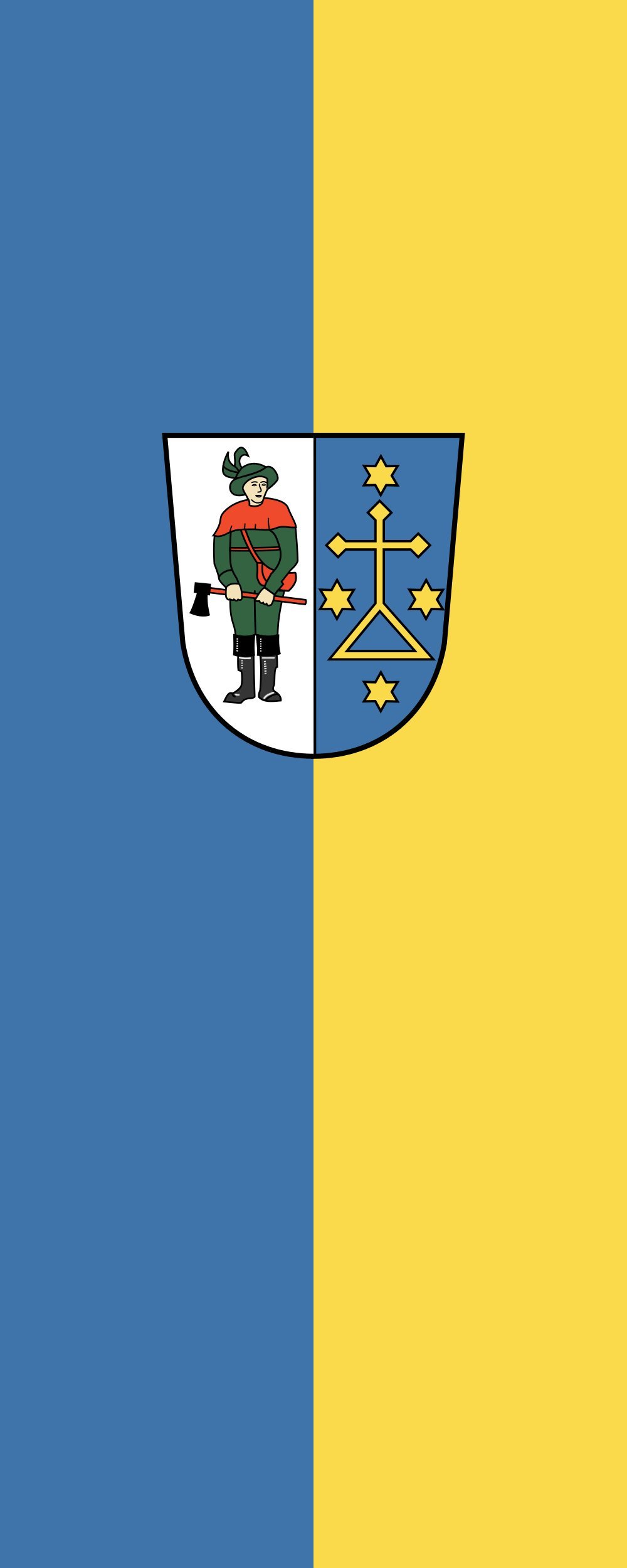 Drapeau Ketsch portrait 3.5m² 300x120cm pour mât publicitaire