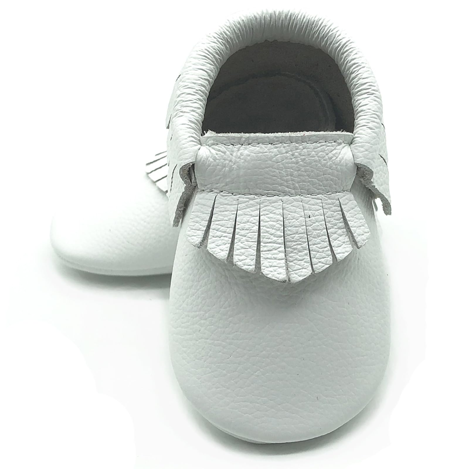 OWLOWLA Baby Moccasins Soft Sole Leather Baby Shoes Infant Toddler Pre-Walker Shoes Baby Boy Girl