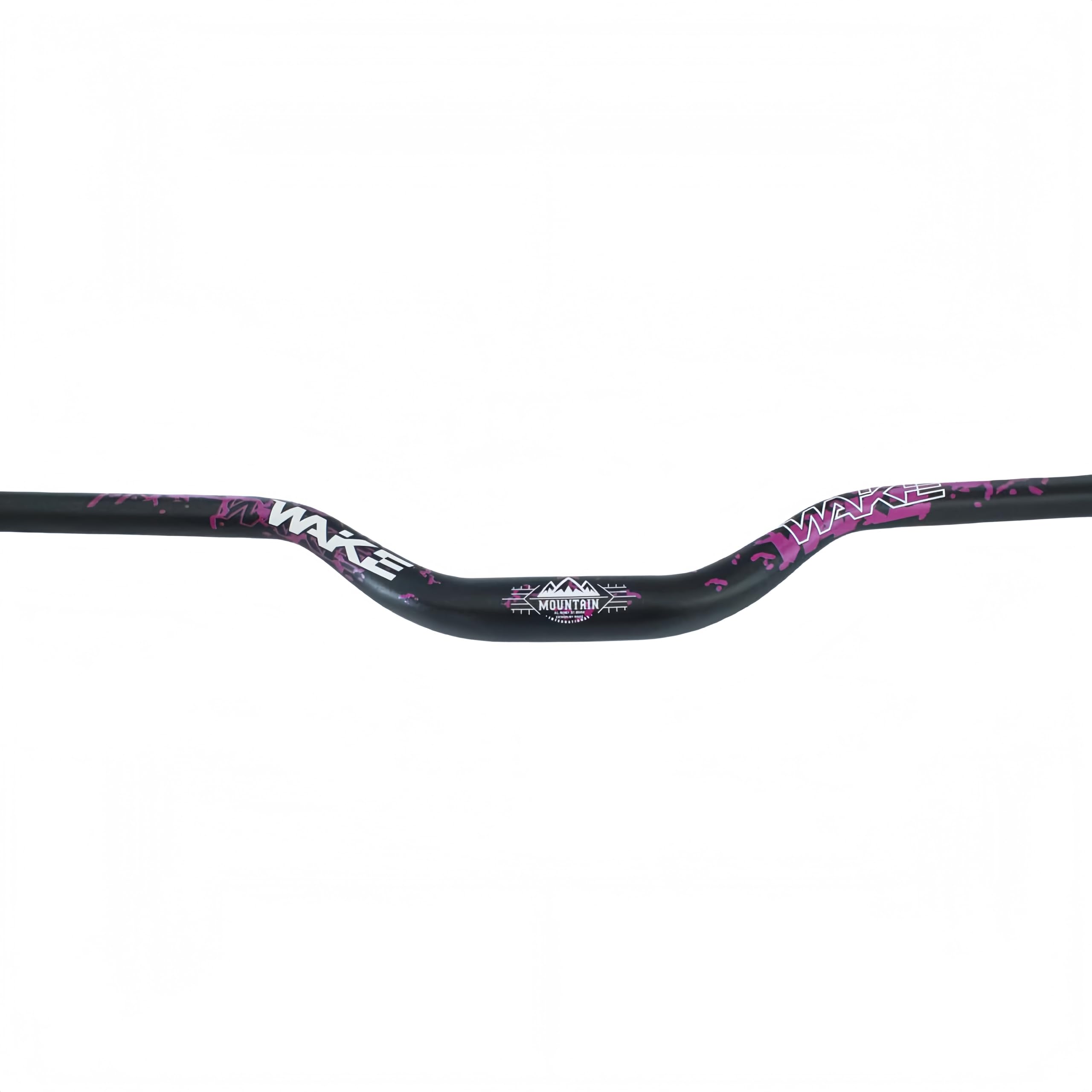 TRKIMAL φ31.8mm Manillar de bicicleta de carretera MTB Extra largo de 720mm, tija de 55mm, para ciclismo de descenso, carreras, fuera de carretera MTB, BMX (Negro+Púrpura)
