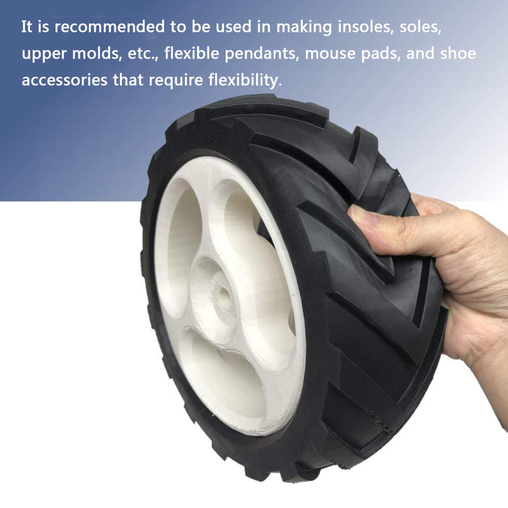 Filament TPU 98A 1,75 mm, filament do drukarki 3D, 1 kg (2,2 funta), dokładność wymiarowa +/- 0,03 mm - czarny