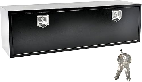 Miniatura 19 de Caja de Herramientas para Camión de Servicio Pesado de Acero de 48'' para Debajo de la Cama del Remolque Coche Exterior con Cerradura y Llave - Caja