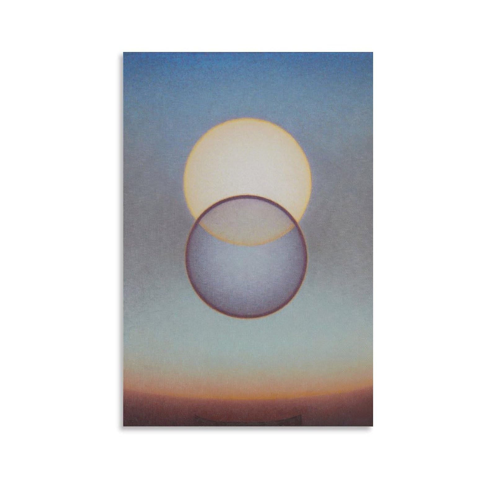 KOOHTAA Agnes Pelton, Departure, 1952 Art Poster Hanging Picture Picture Print Canvas Poster Wall Paint Art Posters Decor Modern Home Artworks 20x30inch(50x75cm)