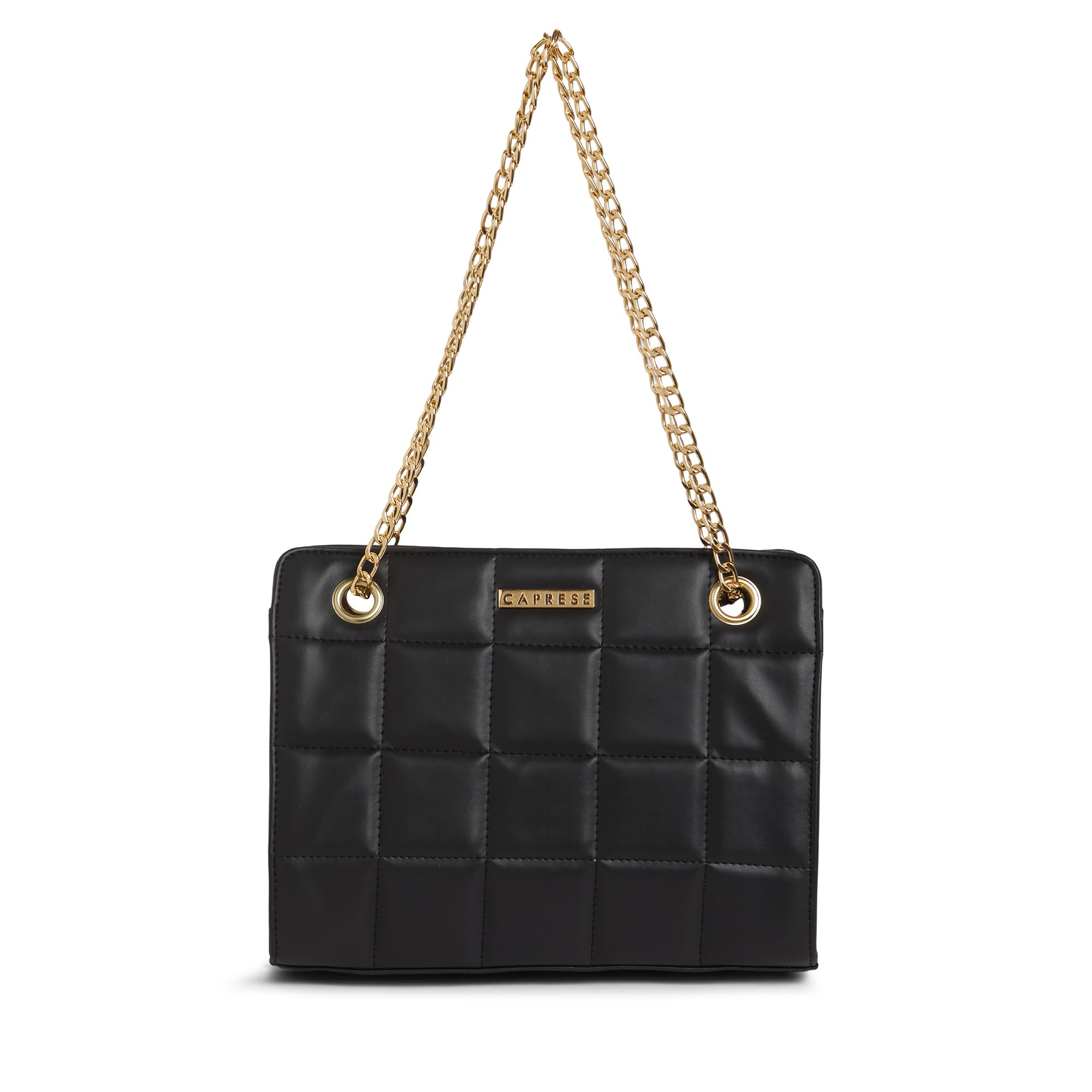 Caprese Zaha Medium Tote Bag for Women, Black
