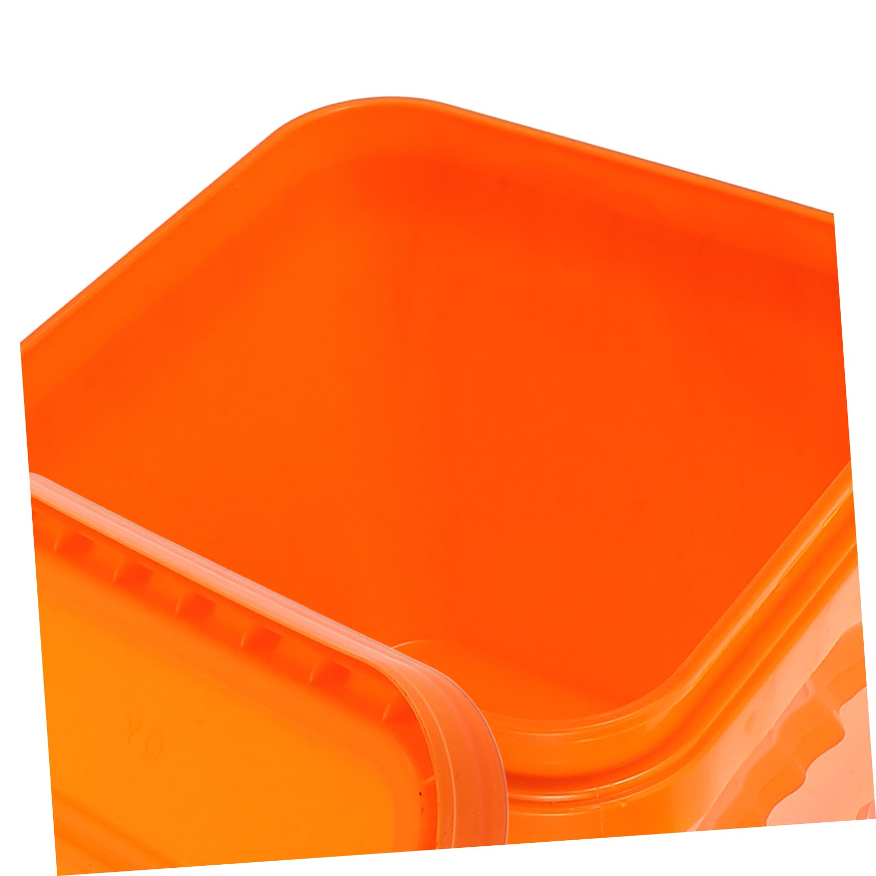 Seau carré avec couvercle et poignée - Seau de peinture en plastique pour peintre - Seau réutilisable pour le stockage de la peinture de l'eau - Récipient de peinture pratique pour