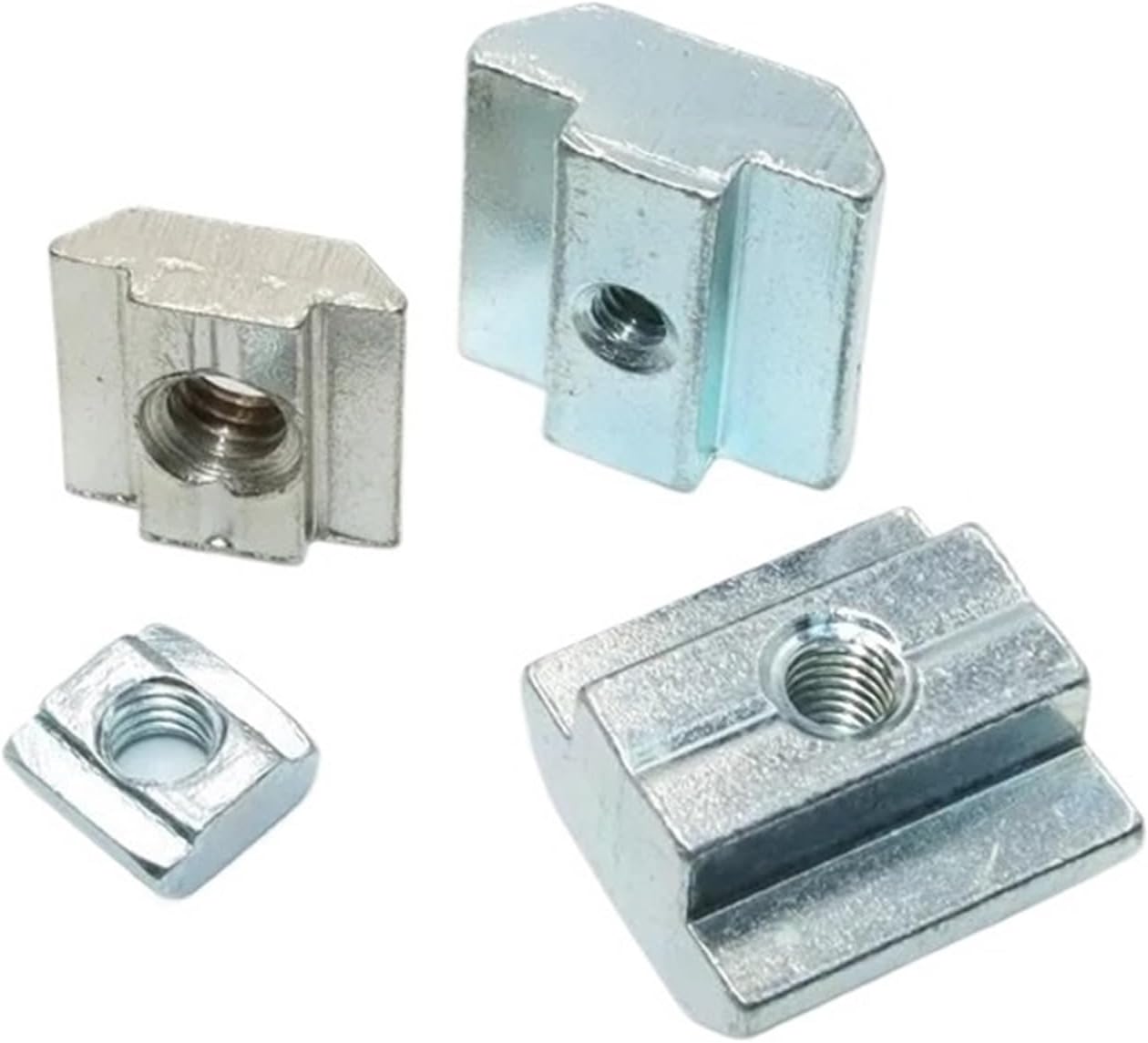 T Block Square Nut M3 M4 M5 M6 M8 T Nut T-Track Sliding Hammer Nut for 2020 3030 Aluminum Connection Profile 3D Printer(4040-M5-20PCS)