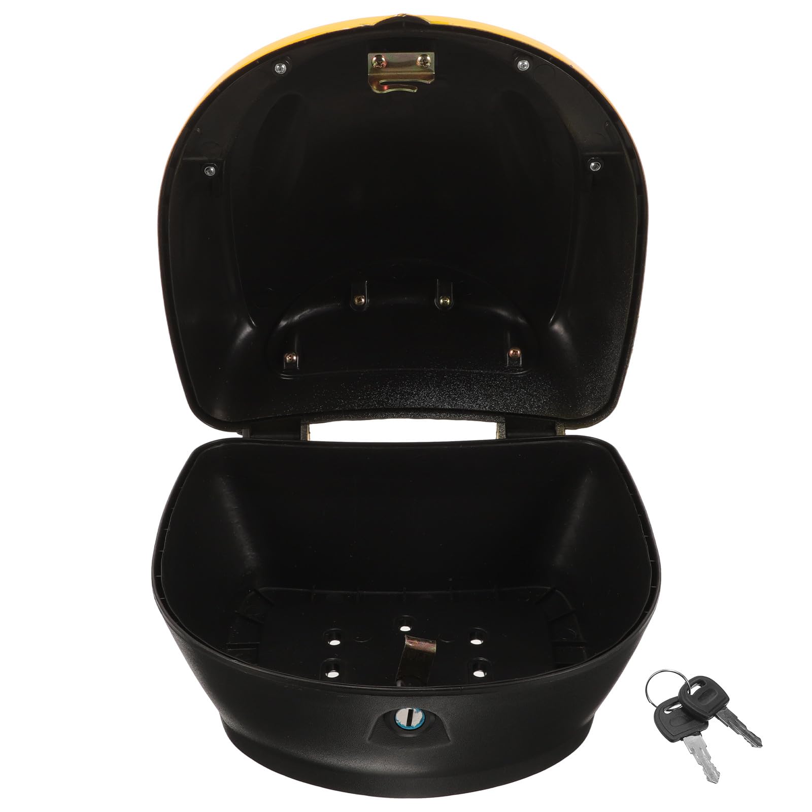 Solución de espacio para moto: caja trasera de plástico resistente para scooter y bicicleta 8