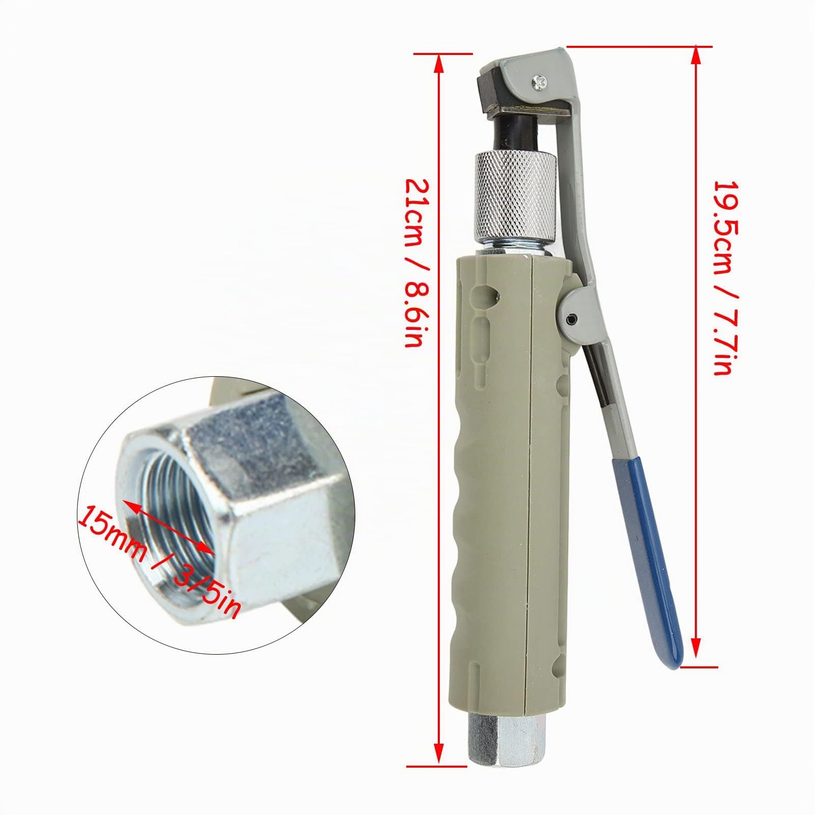 Yosoo Buse de Sablage Abrasif, Tête de Buse de Sablage avec 3 Embouts en Céramique pour éliminer les Taches Abrasives et la Rouille pour Plusieurs supports. pistolet de sablage