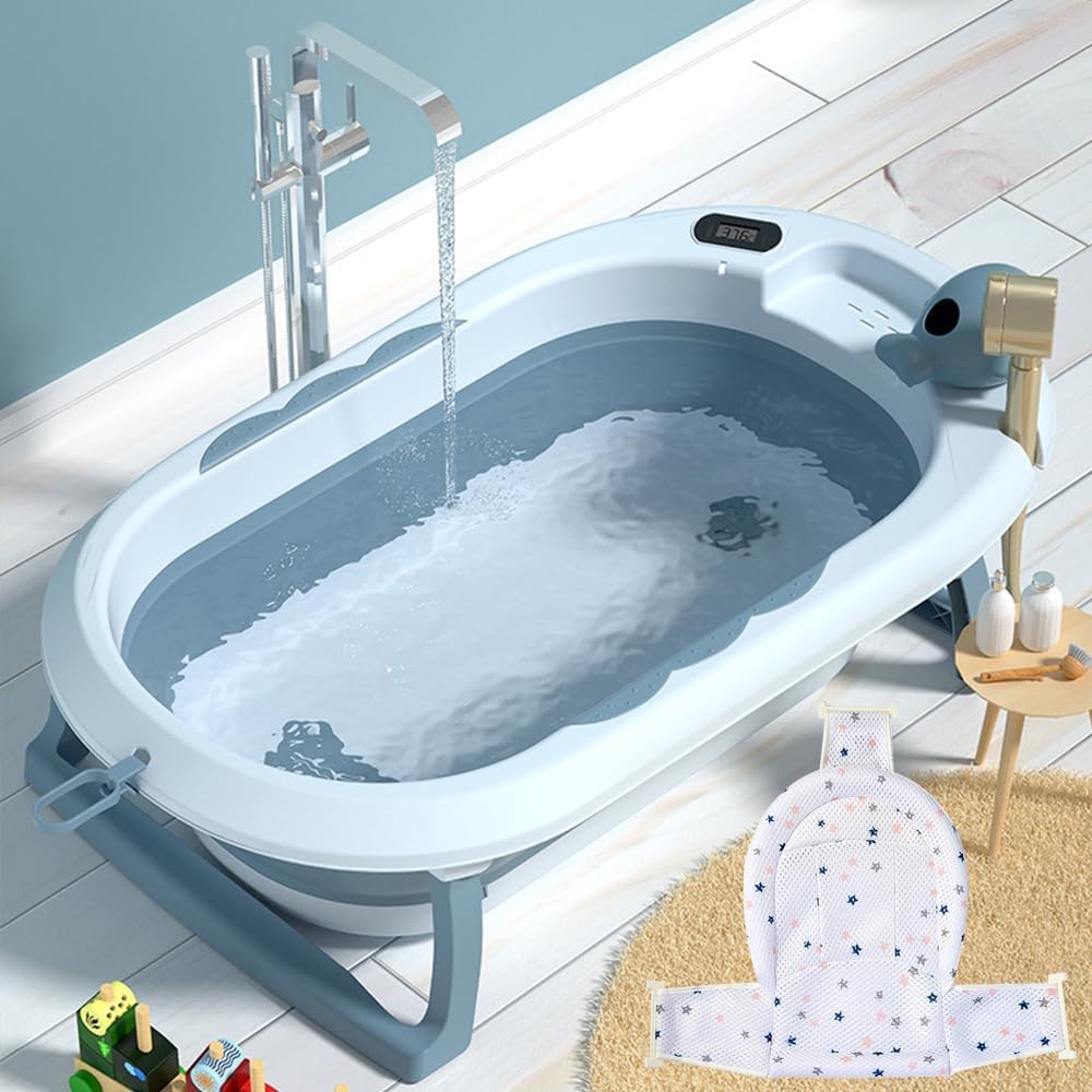 Denvok Multifunctional Large Foldable Anti Slip Baby Bath Tubs With