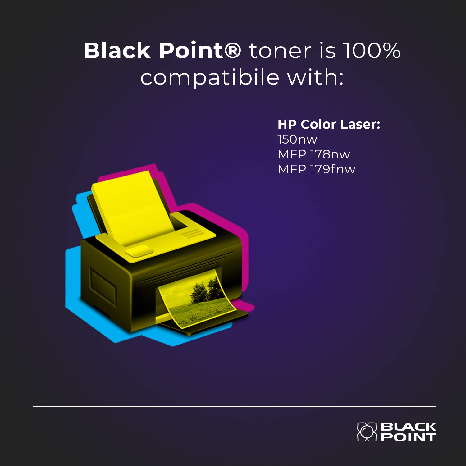 Set di 4 Cartucce Toner per HP 117A W2070A W2071A W2072A W2073A 43% aumento della produttività per HP Color Laser MFP 179fwg 179fnw 178nwg 178nw Color Laser 150a 150nw - Certificato TÜV