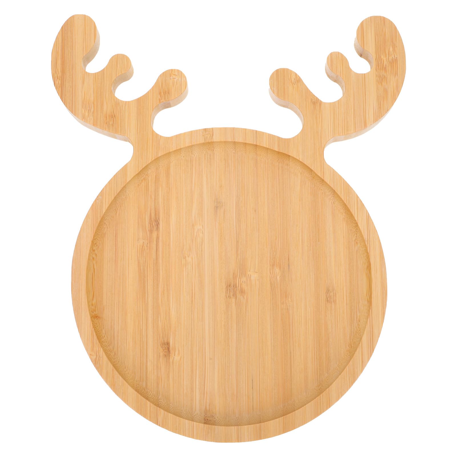 Garneck Bamboo Plate Snack Box Container for Boys and Girls Fruit Dessert Kitchen Tableware