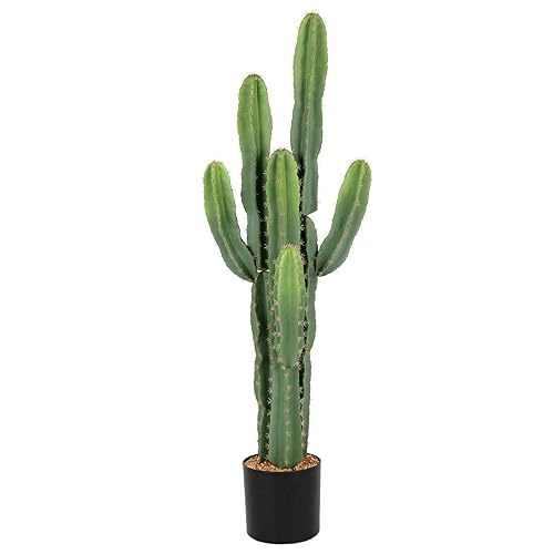 Nafresh UV-Resistant Artificial Fake Cactus Plants 4ft – Large Faux
